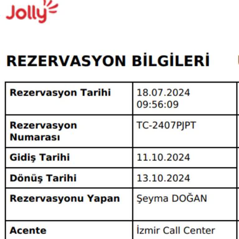 Jolly Tur'un İptal Politikası ve Müşteri Hizmetleri Hayal Kırıklığı