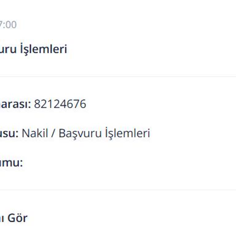 Nakil İşlemlerinde Gecikme ve Yetersiz Hizmet