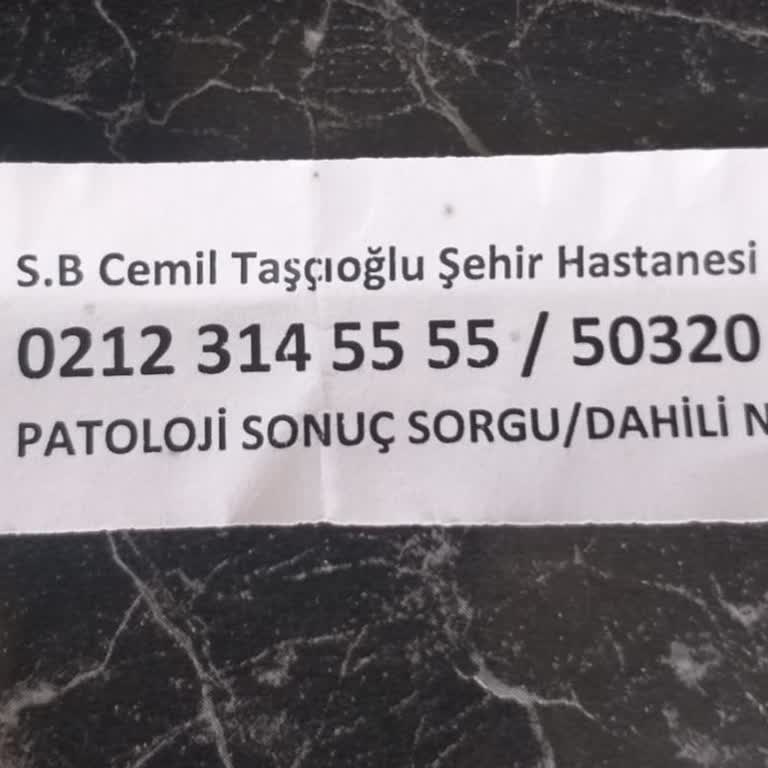 Cemil Taşçıoğlu Şehir Hastanesi Patoloji Sonuçlarının Gecikmesi Ve İletişim Sorunları