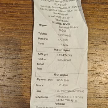 Colin's Gömlek Yıkama Sonrası Küçüldü: Müşteri Mağduriyeti