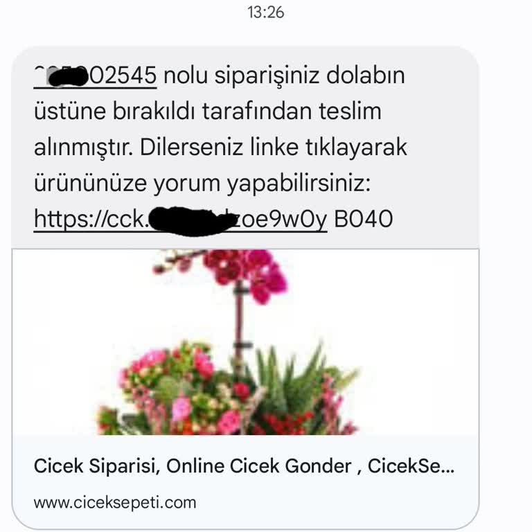 Çiçek Sepeti'nde Kişisel Veriler ve Teslimat Sorunu
