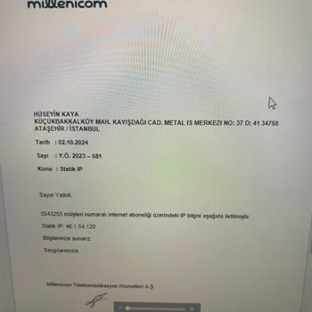 Sabit IP Sorunu ve Yetersiz Müşteri Hizmetleri