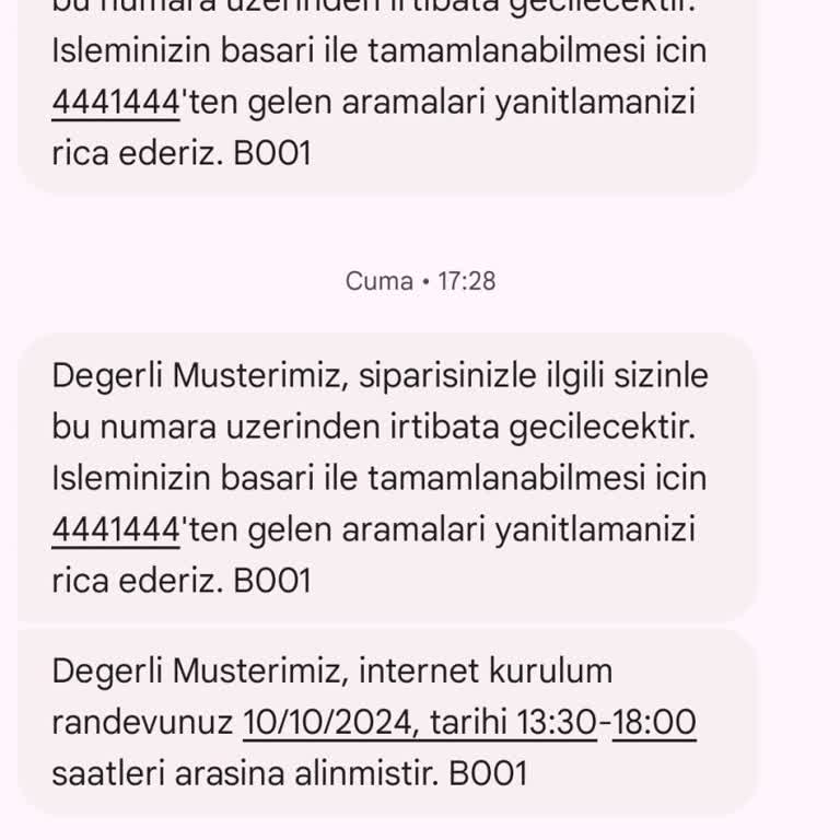 İnternet Kurulumunda Randevu Fiyaskosu