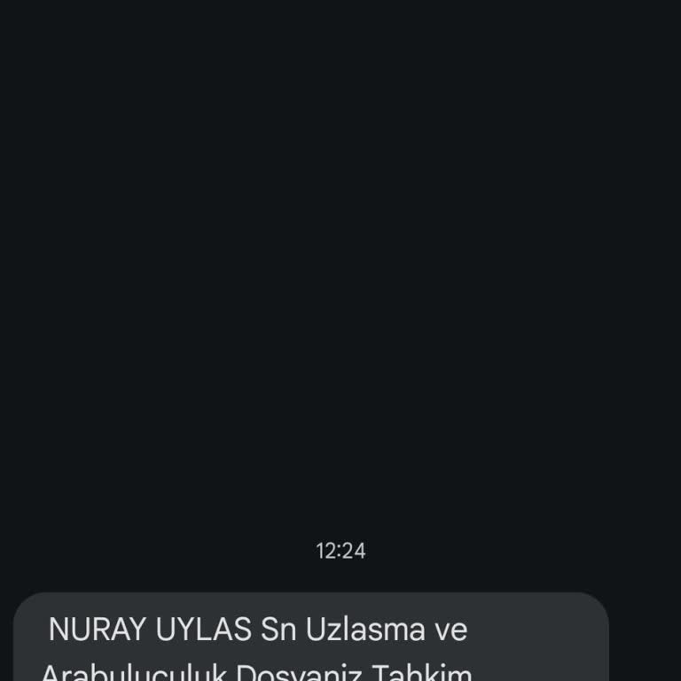 Yanlış Gönderilen Uzlaşma Mesajı Hakkında Şikayet