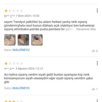 Yanlış Renk Gönderimi ve İlgisiz Müşteri Hizmetleri