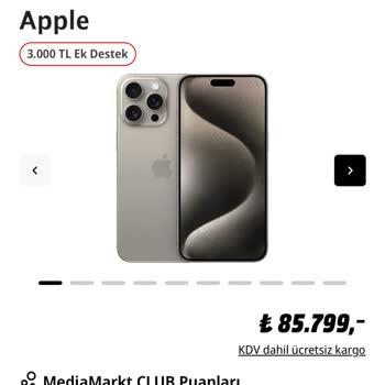 Media Markt'ta iPhone Satışında Paket Zorunluluğu