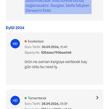 Üç Haftadır Hazırlanamayan Ürün ve İletişim Sorunu