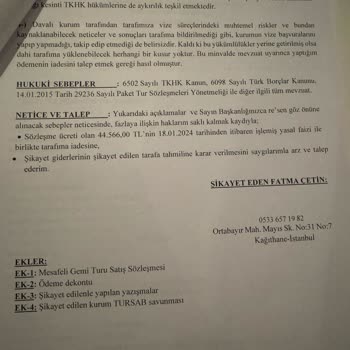 Jolly Tur ile Yaşanan Mağduriyet ve Hak Arayışı