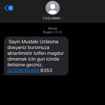 Sahte Hukuk Bürosu Mesajı ile Mağduriyet Uyarısı