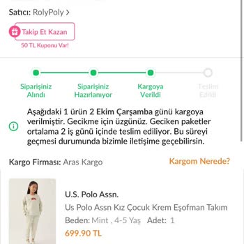 Aras Kargo Teslimat Sorunu!