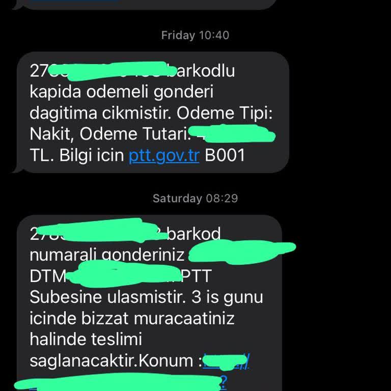 PTT Kargo Teslimat Sorunu: Eve Teslim Edilmeyen Kargo!