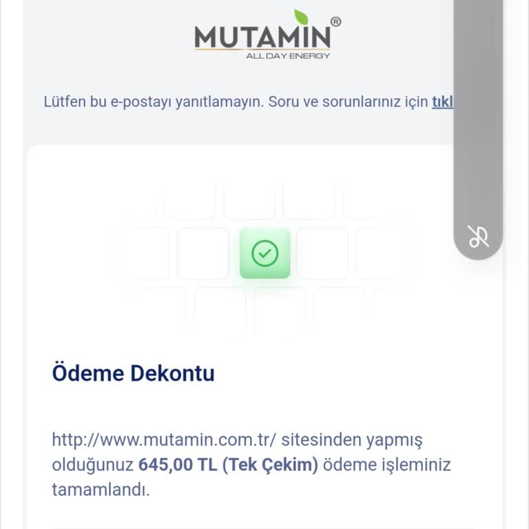 Mutamin.com Köpek Maması Teslimatında Süreç Sorunu