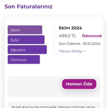 Fatura Tutarındaki Beklenmedik Artış