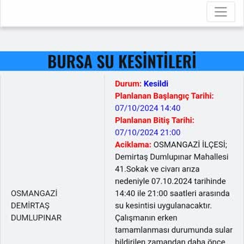 Sürekli Su Kesintileri Yüzünden Mağduriyet