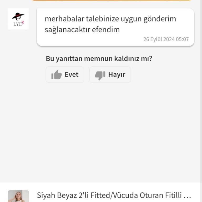 Eksik Ürün ve İletişim Sorunu