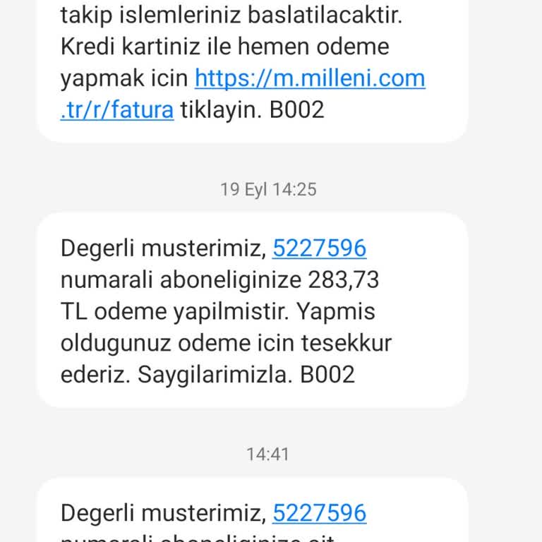 İptal Edilen Abonelikten Gelen Faturalar