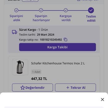 Schafer Termos: Sıcaklık Sorunu ve Müşteri Hizmetleri Cevapsızlığı
