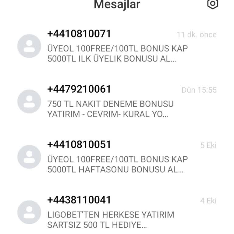 Bilinmeyen Numara Mesajlarıyla Rahatsız Ediliyorum