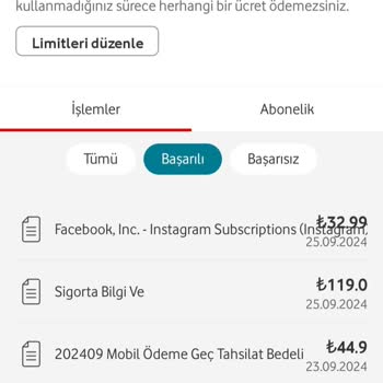 Faturamdan Haksız Kesilen Ücretler ve Vodafone'un İlgisizliği