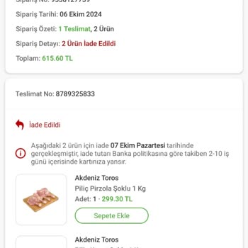 Tarihi Geçmiş Ürün ve Yetersiz Müşteri Hizmetleri