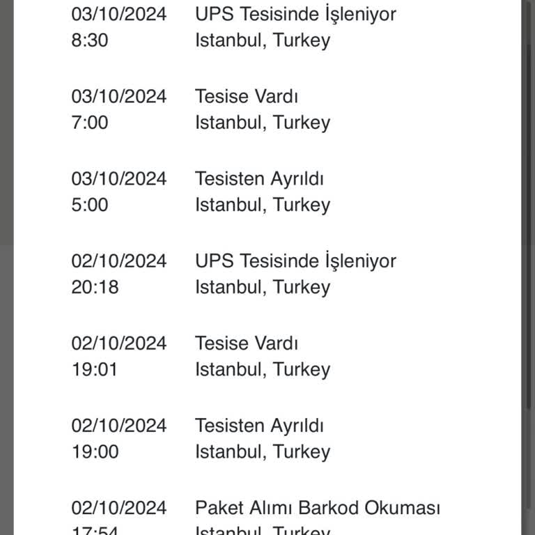 UPS Türkiye Kargo Teslimatında Sürekli Gecikme Ve İletişim Sorunu!