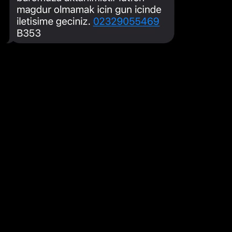 Sahte Hukuk Bürosu Adına Gönderilen Yanıltıcı Mesaj