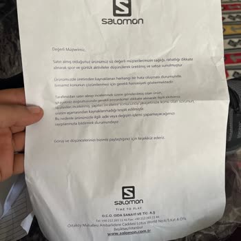Salomon Ayakkabılar Ayağımı Yara Yaptı