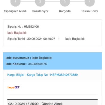 İade Sürecinde PTT Kodu Sorunu