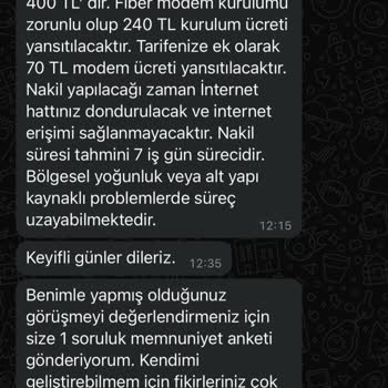 İnternet Sağlayıcısının Onaysız Nakil Sorunu