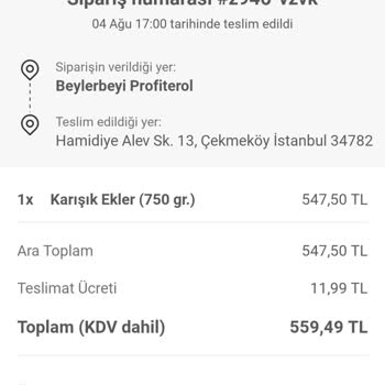 İptal Edilen Siparişin İadesi Yapılmadı ve Yanlış Teslimat Bilgisi Verildi