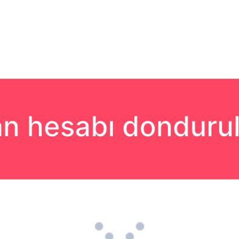 Donmuş Hesap Nedeniyle Para Çekememe Sorunu