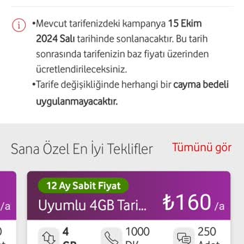 Vodafone'dan Fahiş Fiyat Artışı ve Müşteri Mağduriyeti