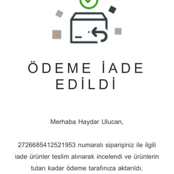 Ürün İptali ve Yanıltıcı Bildirim Sorunu