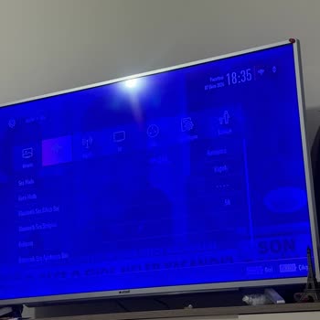 Arçelik TV'de Mavi Gölgeli Görüntü Sorunu