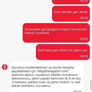 Bayat ve yenmiş ürünler, 40 gündür iade yapılmadı, Tüketici Mahkemesi'ne başvuracağım
