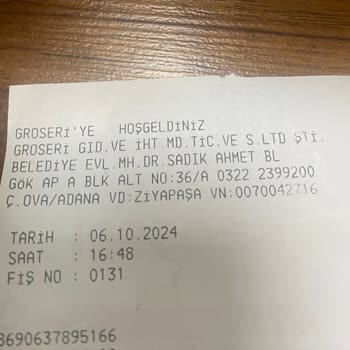 Groseri Market'ten Alınan Kıymada Streç Film Şoku