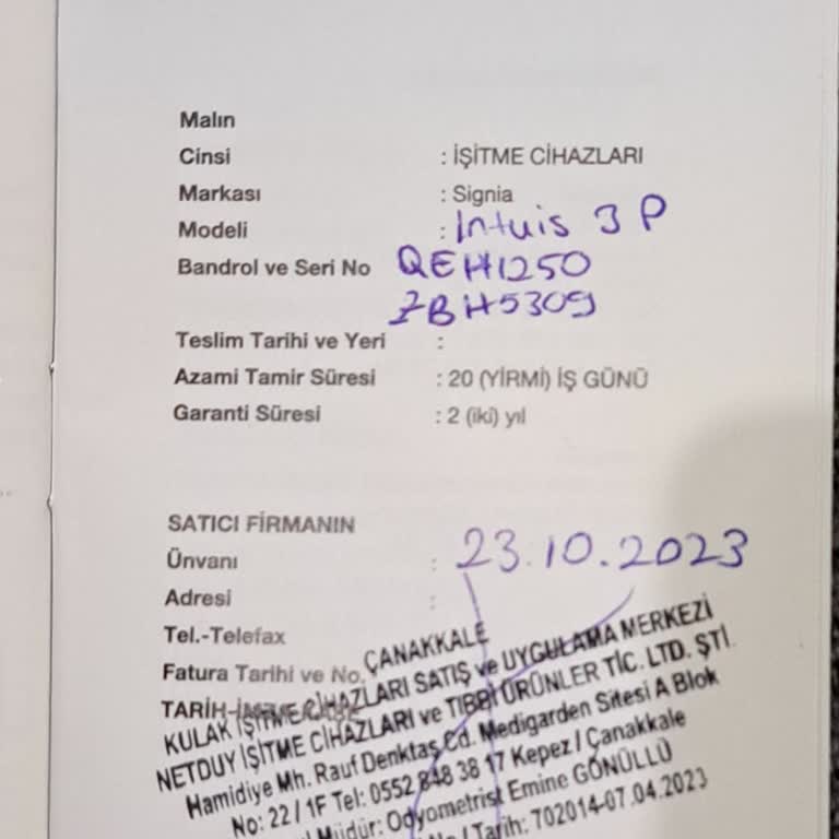 Signia işitme cihazlarının hortum sorunu yaşlı annemi pişman etti