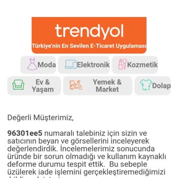 Yanlış Ürün ve İade Sorunu: Trendyol'dan Çözüm Bekliyoruz