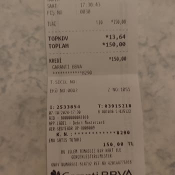 Eczanede Yanlış Ücretlendirme