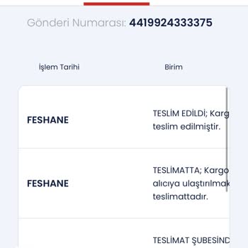 Teslim Edilmeyen Kargo İçin Yanıltıcı Teslimat Bildirimi