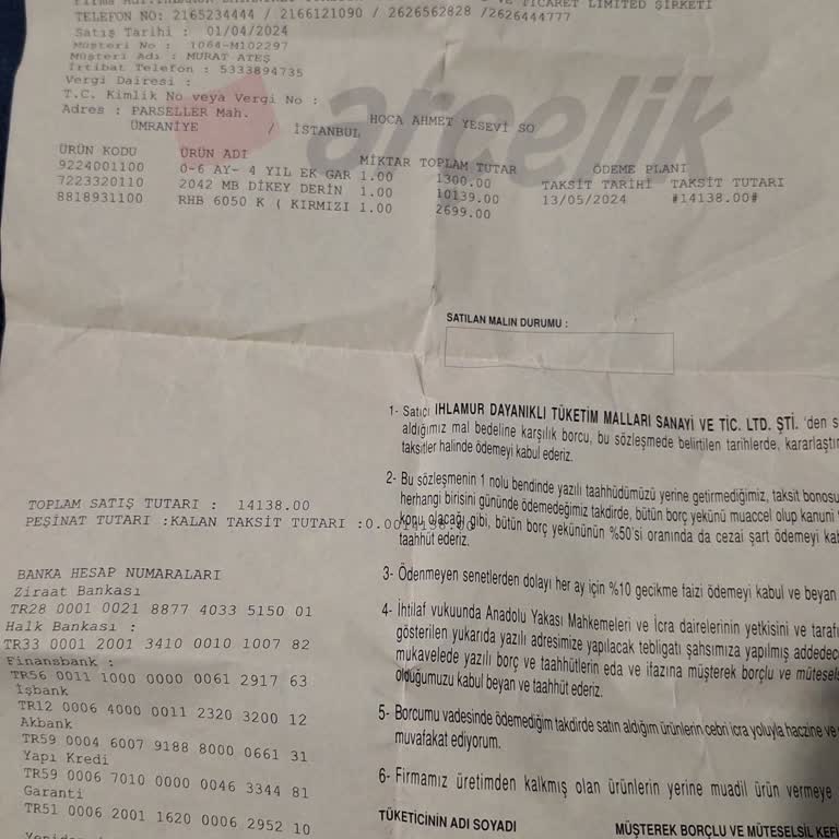 Garanti Kapsamı Dışında Kalan Yeni Karıştırıcı Sorunu