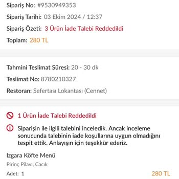 Yanlış Sipariş ve İade Sorunu