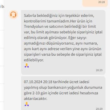 Hatalı İptal: Tek Ürün Alımında Limit Aşıldı!