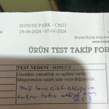 Rayban gözlük çerçevesi yamuldu, garanti sorunu çözmedi