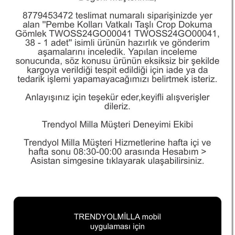 Trendyol'da Eksik Ürün ve Güven Sorunu