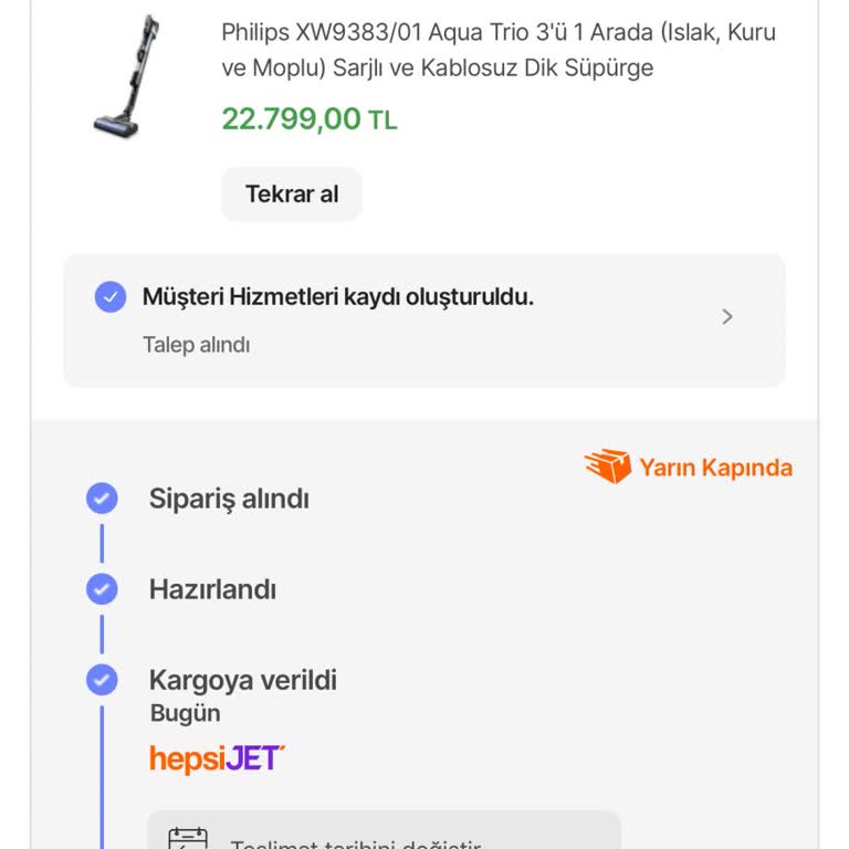 İptal Edilemeyen Sipariş Sorunu
