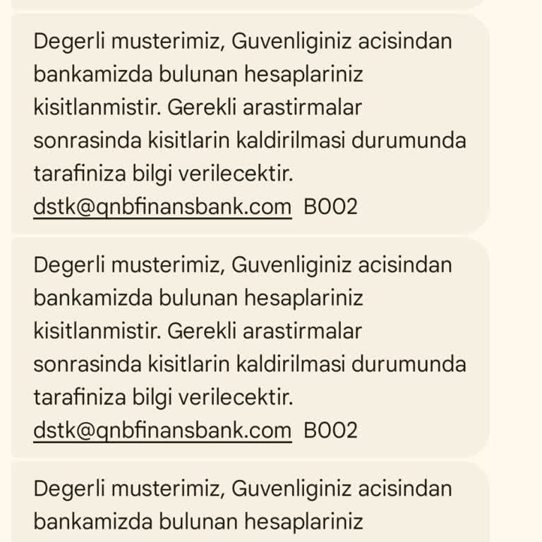 Hesaba Kısıtlama ve Bilgi Eksikliği