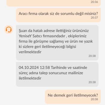 Yanlış İade Kodu Karışıklığı ve Trendyol'un İlgisizliği