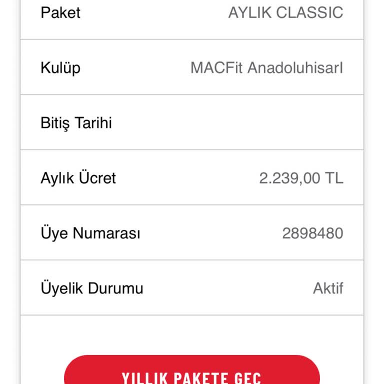 Macfit Üyeliği: Habersiz Otomatik Yenileme Sorunu