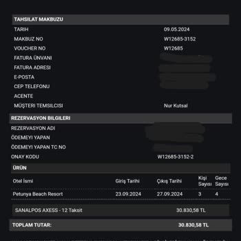 Rezervasyon İadesi ve Sağlık Koşulları Sorunu